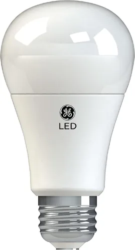 Vista 2 de GE Lighting 45657 Reveal A19 bombilla LED de intensidad regulable con base de tamaño mediano, 67614, 6watts 4-pack A19 LED bulbs, 40W Replacement