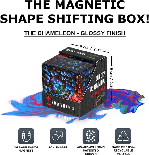 Vista 2 de SHASHIBO Paquete de 4 - Cosmic Surfer, The Chameleon, Disco Plaid y Fire Goddes