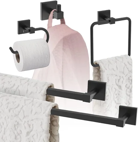 Vista 14 de Amerock Níquel cepillado Appoint 5 piezas Juego de accesorios de baño