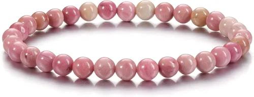 Vista 42 de Jovivi Pulsera elástica de cuentas redondas semipreciosas naturales – 0.315 pulgadas hecha a mano con cuentas de piedras preciosas curativas