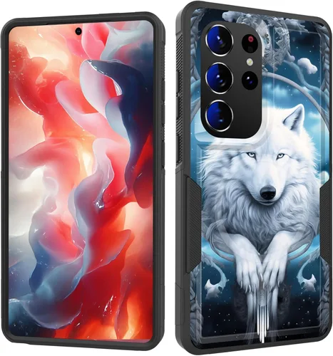 Vista 206 de Funda magnética para Galaxy A16 5G, [compatible con MagSafe] [protección contra caídas de grado militar] Funda resistente a prueba de golpes