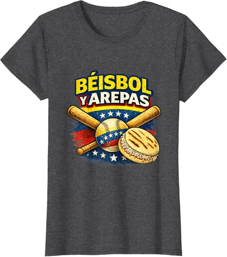 Vista 4 de Camiseta Beisbol y Arepas Venezuelas Baseball Pride Team 2026