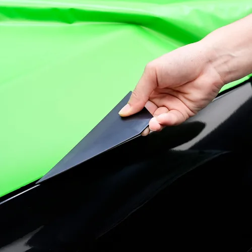 Vista 7 de FOSHIO Pequeñas herramientas de tintado de ventana de escobilla de goma triangular, herramienta de vinilo para envolver el automóvil, para envolver