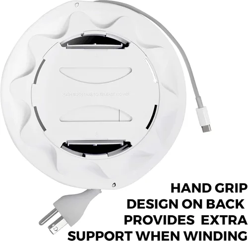 Vista 7 de HumanCentric Organizador de cables para cargador de MacBook, carrete de cable para cargadores de MacBook, estuche de carga de viaje para Mac