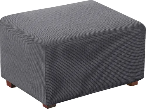 Vista 19 de Flamingo P Funda otomana elástica cuadrada, protector de muebles, protector de muebles plegable, protector de muebles, funda suave con parte