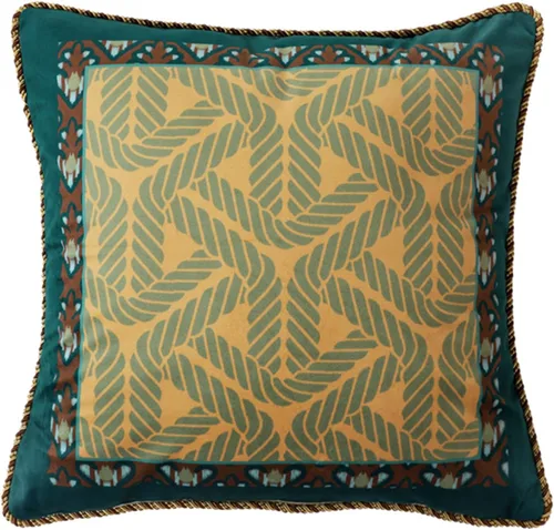 Vista 53 de patdrea Funda de almohada de terciopelo francés de diseño, 18 x 18 pulgadas Aviario