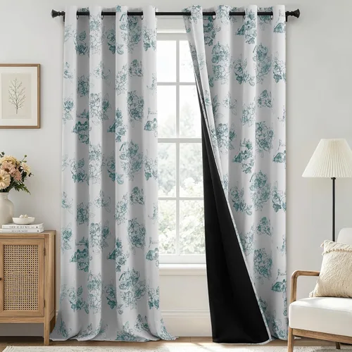 Vista 89 de SimpleHome - Cortinas opacas 100% para recámara, cortinas de ventana con ojales beige, con aislamiento térmico, cortinas de oscurecimiento