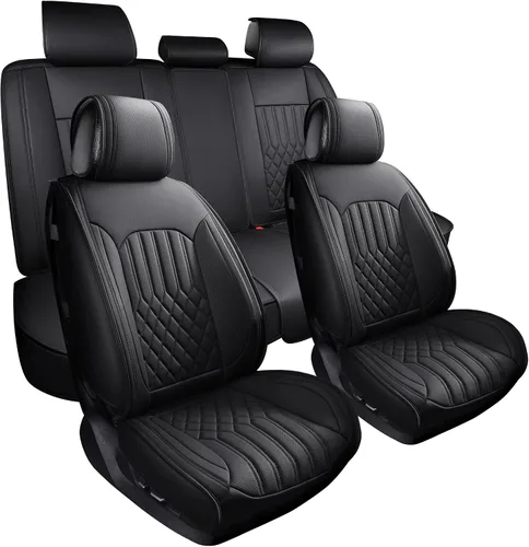 Vista 10 de Tomatoman Fundas de asiento compatibles con Ford Focus Nissan Frontier Pathfinder Mitsubishi Outlander Chevy Equinox Hyundai Elantra Toyota