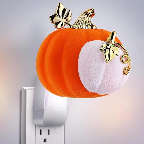 Vista 10 de Enchufe de fragancia de pared compatible con repuestos de Bath & Body Works Certificado ETL, luz nocturna de otoño, enchufe giratorio, compatible