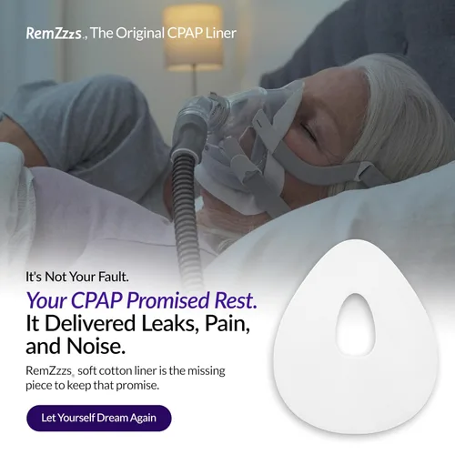 Vista 2 de Forro para máscara de rostro completo RemZzzs CPAP/BiPAP para Resmed y Respironics (suministro de 30 días)