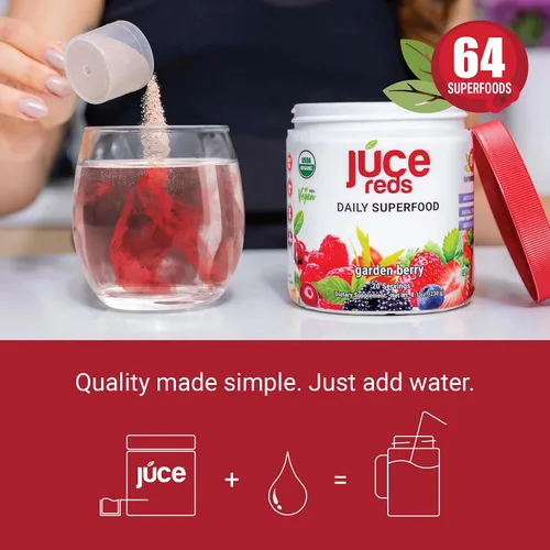 Vista 7 de Terra Kai Organics JUCE Greens – Mezcla para bebida superalimento - Impulsa la inmunidad y la desintoxicación con USDA vegetales verdes orgánicos