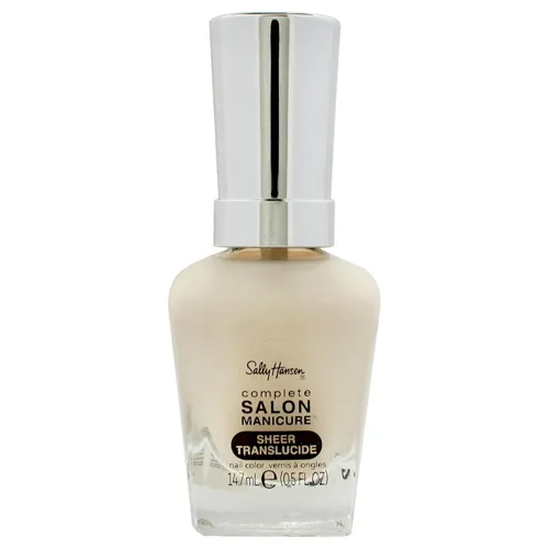 Vista 25 de Sally Hansen Esmalte de uñas de manicura de salón completo Color de uñas multibeneficio Fórmula fortalecedora de queratina 012 blancos perlados
