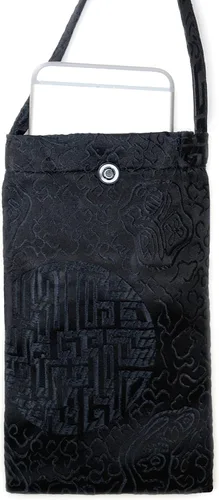 Vista 5 de Bolso de seda del teléfono celular del Crossbody de seda de la terapia con la correa del hombro