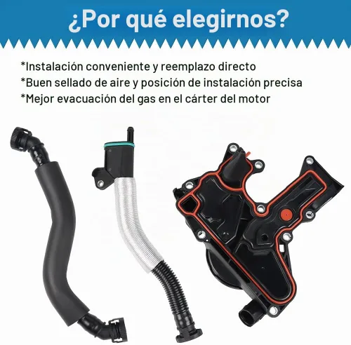 Vista 4 de Kit de manguera de respiradero de separador de aceite de ventilación