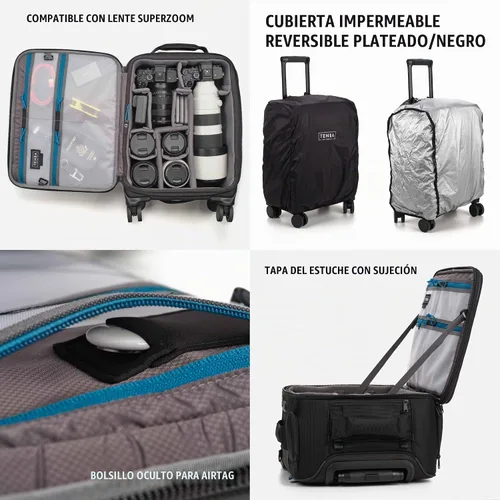 Vista 6 de Tenba Roadie v2 Spinner 21 Internacional (638-725)