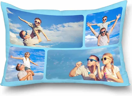 Vista 13 de Funda de almohada con foto personalizada, regalos para la familia, fotos personalizadas, fundas de almohada decorativas personalizadas, regalos