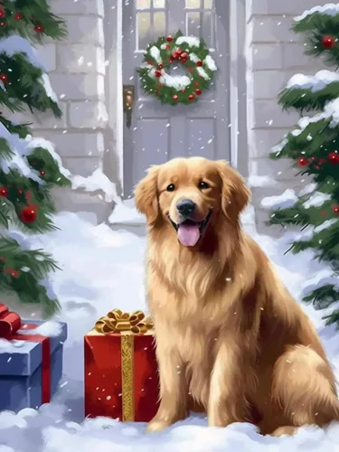 Vista 14 de VAIIEYO Kits de arte de diamantes para adultos, Papá Noel, kit de arte de diamantes 5D para principiantes, Navidad, pintura de bricolaje