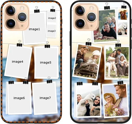 Vista 12 de Funda personalizada para iPhone 15 14 13 12 11 Pro Max Mini SE XS XR Samsung Galaxy Z Flip 5 S24 S23 S22 S21 S20 FE Ultra Plus A14 A13 A10e Google