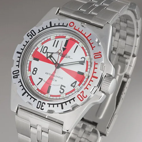 Vista 3 de VOSTOK Amphibian 710650 - Reloj de pulsera automático para hombre