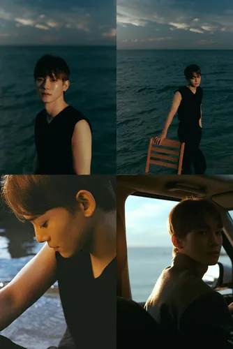 Vista 3 de ( DIGIPACK Ver. ) EXO CHEN LAST SCENE 3rd Mini Album ( VIOLET(A) / GRAY(B) - Random Ver. )+1ea Folded Poster(First Press Only!)+1ea EXO Store Gift