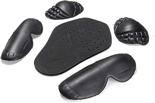 Vista 3 de Protectores de armadura de chaqueta de motocicleta Insertar hombro codo rodilla espalda almohadilla de impacto