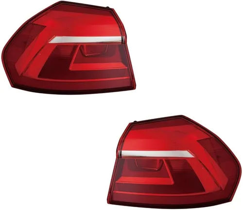 Vista 7 de Para Volkswagen Passat Conjunto de luz trasera 2016 Tipo de bombilla lateral del conductor CAPA para VW2804125 561945095N Lado del conductor