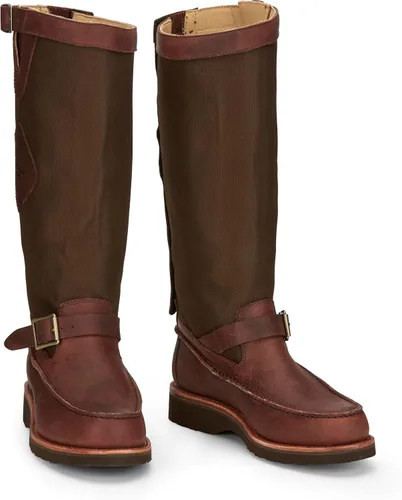 Vista 2 de Chippewa Botas de serpiente, puntera MOCC con cremallera y cremallera trasera para hombre de 17 pulgadas