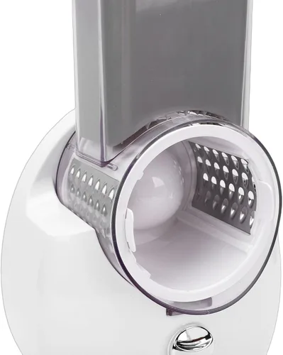 Vista 8 de Fockety Rallador eléctrico de queso, rallador eléctrico giratorio recargable, triturador eléctrico con 4 cortadores reemplazables para queso