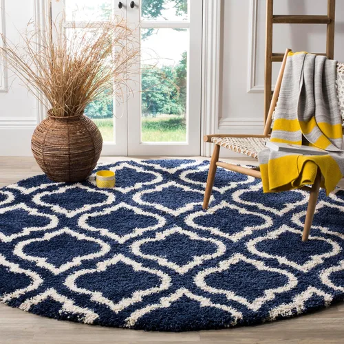 Vista 43 de SAFAVIEH Hudson Shag Collection - Alfombra decorativa de 2 x 3 pies, diseño marroquí, color gris y marfil, no desprende pelusa y de fácil cuidado, 2