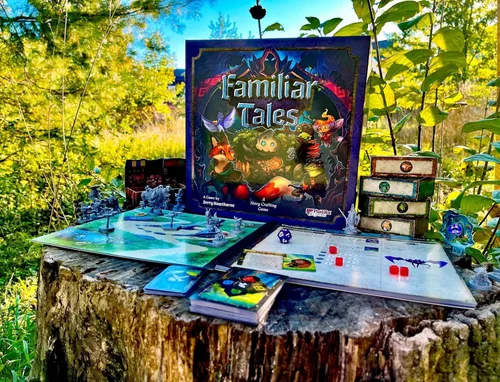 Vista 3 de Familiar Tales - Juego de mesa Cooperative Deck-Building Fantasy Adventure! Juego de estrategia para niños y adultos, a partir de 8 años, 1-4