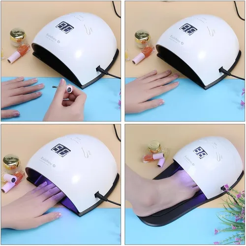 Vista 6 de FILFEEL Lámpara LED de secado de uñas de 48 W, herramientas de arte de uñas para curado de esmalte de uñas con sensor inteligente herramienta