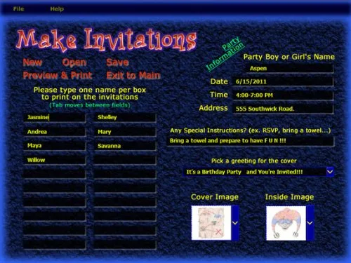 Vista 3 de Riddle Me Scavenger and Treasure Hunt Clue Software for Windows Download