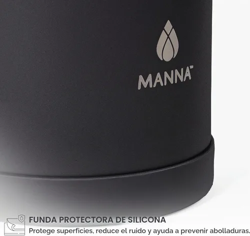 Vista 8 de Manna Titan - Jarra de acero inoxidable con aislamiento al vacío, 4 litros, recubrimiento en polvo negro