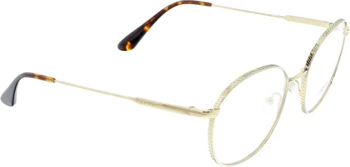 Vista 3 de Prada PR 53WV - Gafas para hombre, color oro pálido 52, Dorado claro