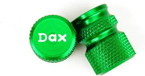 Vista 8 de Suitable for DAX125 ST125 dax125 st125 2026 2025 Motorcycle Modification Wheel and tire Valve caps (Black,ST125)