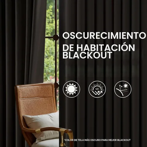 Vista 6 de Cortinas opacas de terciopelo gris pardo de 96 pulgadas de largo, para sala de estar y dormitorio, modernas, elegantes y de lujo, bloqueo de luz