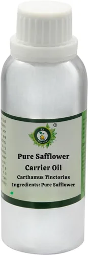 Vista 8 de R V Essential Aceite portador de cártamo puro, 0.2 fl oz (0.169 oz)- Carthamus Tinctorius (100% puro y natural prensado en frío)