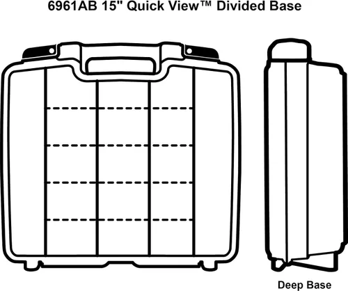 Vista 7 de ArtBin, maletín con almacenamiento central para transportar