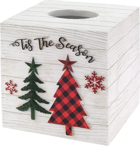 Vista 7 de Avanti Linens - Dispensador de loción, accesorios de resina para encimera, decoraciones navideñas (Colección Tis The Season)