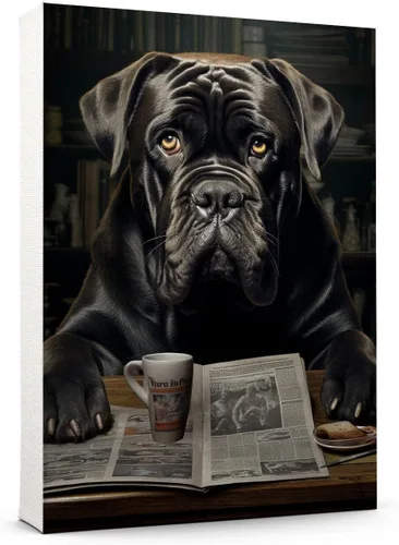 Vista 141 de Thuan Affenpinscher - Póster de lienzo con tus fotos, arte de pared para decoración del hogar, regalo conmemorativo para amantes de las mascotas