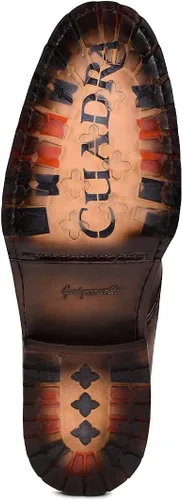 Vista 6 de Cuadra Bota Hombre en Piel Bovina con Cremallera Marrón