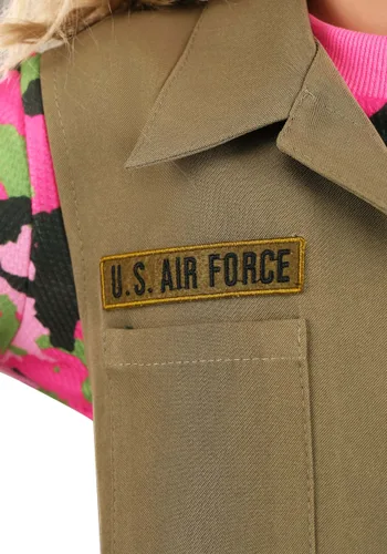 Vista 7 de Disfraz de Niña Ejército Camo Rosa Multicolor