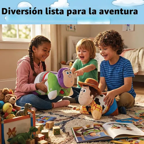 Vista 2 de Pillow Pets Disney Pixar Woody, peluche de 16 pulgadas