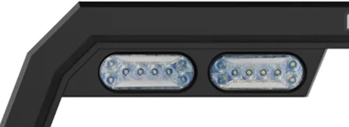 Vista 2 de Magnum Low Pro - Bastidor de cabecera iluminado de perfil bajo con recorte de ventana Compatible con RAM 1500 Classic 2009 a 2024 y Ram 2500/3500
