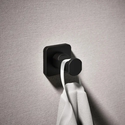 Vista 2 de Kohler 23529-BL Parallel - Gancho para bata, color negro mate