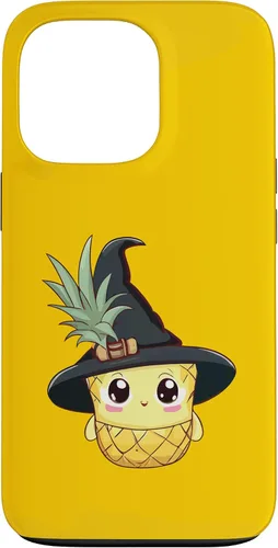 Vista 13 de Funda para iPhone 16 con diseño de piña para Halloween 2024