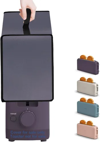 Vista 10 de Funda para Tostadora Bella de 2 Rebanadas Delgada, Funda para Tostadora de 2 Rebanadas, Impermeable Resistente al Calor A Prueba de Polvo Funda