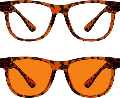 Vista 297 de Eyekepper Gafas de luz azul para hombre y mujer, paquete de 6 lentes Pilot Paquete de 6 color mezclado