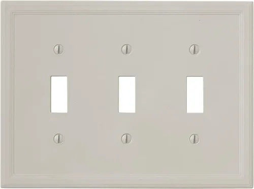 Vista 15 de Cubiertas de interruptor de luz, placas aisladas de pared de palanca única para enchufes eléctricos, placas de interruptor único de 1 banda