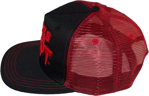 Vista 4 de Historias de The Crypt Red Trucker Hat, Negro, Rojo